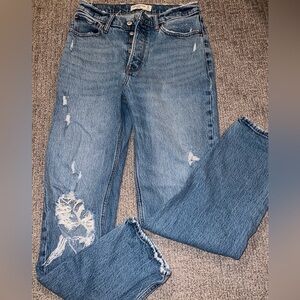 Abercrombie High Rise Dad Jean